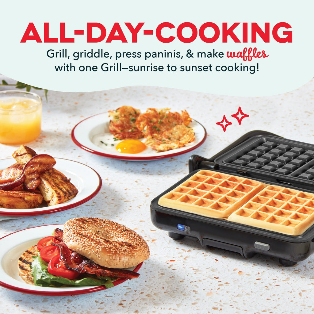 Flex Press Grill System 2pc Plate Pack Waffle