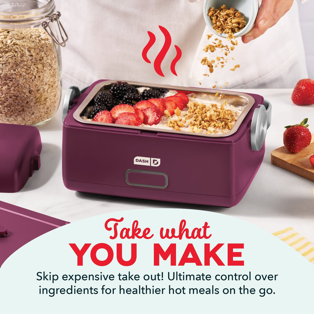 Hot2Go™ Electric Lunchbox (30 Ounce + Utensils)