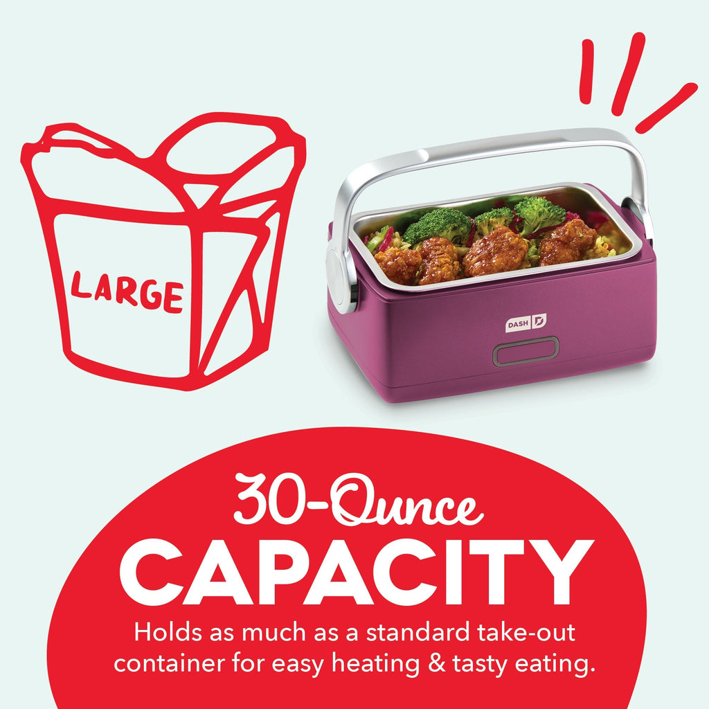 Hot2Go™ Electric Lunchbox (30 Ounce + Utensils)