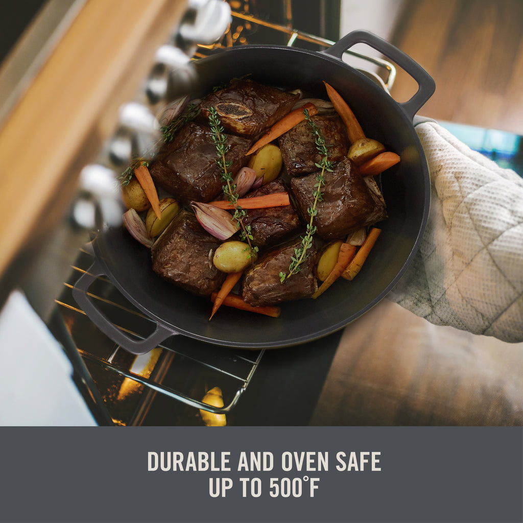 4.5 Qt. Nonstick Cast Iron Braiser