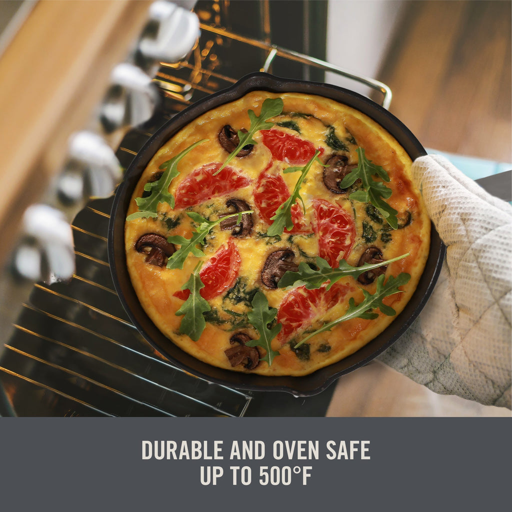 9.5" Nonstick Cast Iron Skillet
